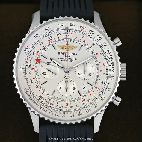 breitling navitimer with independent hour hand|pre owned breitling navitimer world.